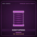 Genuine Mobis SHEET-SPRING 0K24714118 for Carens 1997 HNS Parts Korea