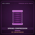 Genuine Mobis SPRING-COMPRESSION QW436766A340 for Mega Truck 2008 HNS Parts Korea