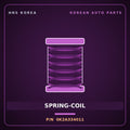 Genuine Mobis SPRING-COIL 0K2A334011 for Cerato 1997 HNS Parts Korea