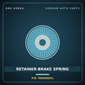 Genuine Mobis RETAINER-BRAKE SPRING MD609051 for Galloper 1998 HNS Parts Korea