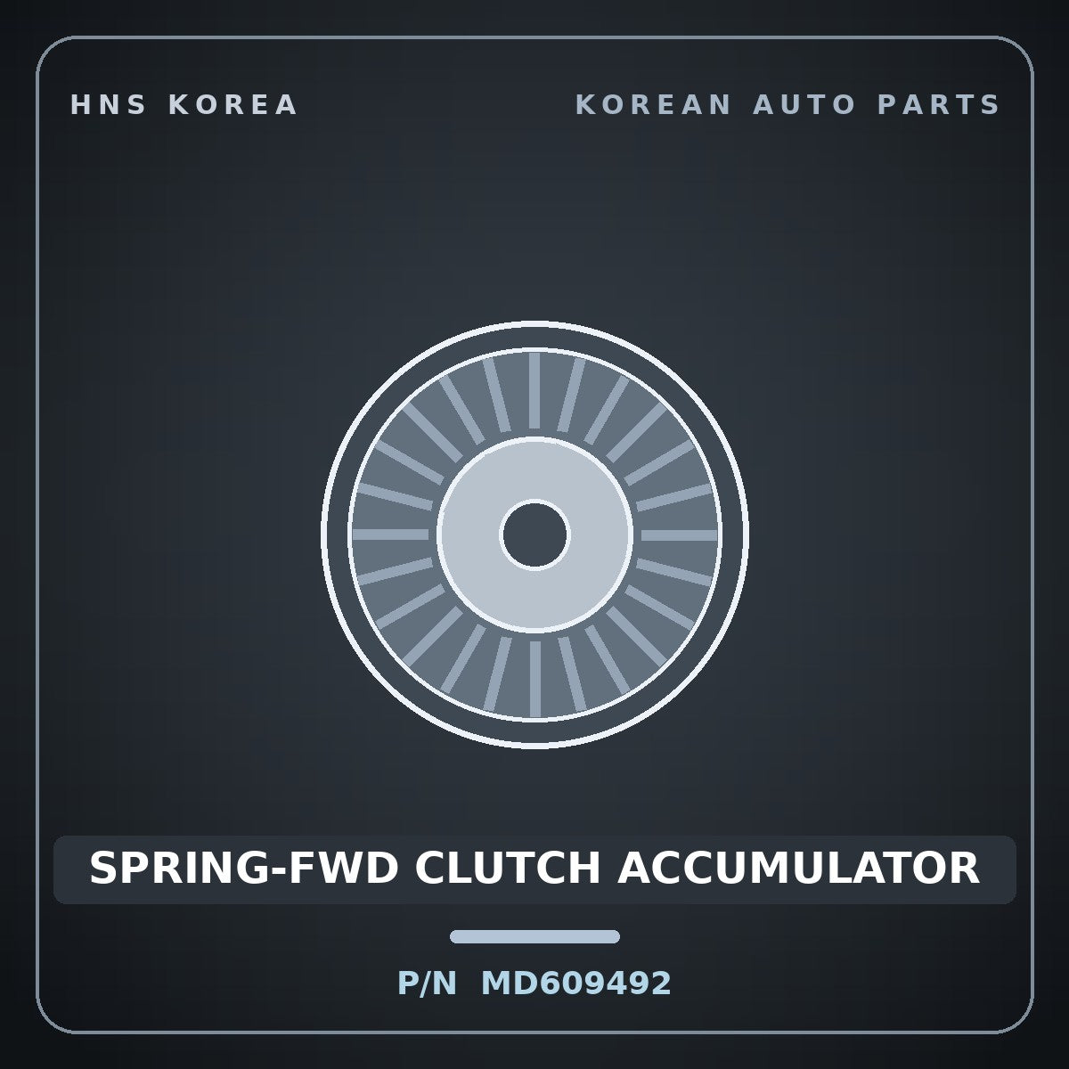 Genuine Mobis SPRING-FWD CLUTCH ACCUMULATOR MD609492 for Galloper 1998 HNS Parts Korea