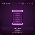 Genuine Mobis SPRING 0K9A241176 for Cerato 1997 HNS Parts Korea