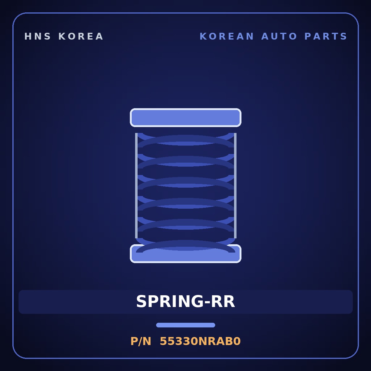 Genuine Mobis SPRING-RR 55330NRAB0 for Tucson 2026 HNS Parts Korea
