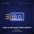Genuine Mobis LENS & HSG-REAR COMB LAMP,LH 924112D700 for Elantra 2000 HNS Parts Korea
