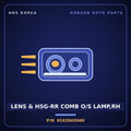 Genuine Mobis LENS & HSG-RR COMB O/S LAMP,RH 92420A5000 for i30 2012 HNS Parts Korea
