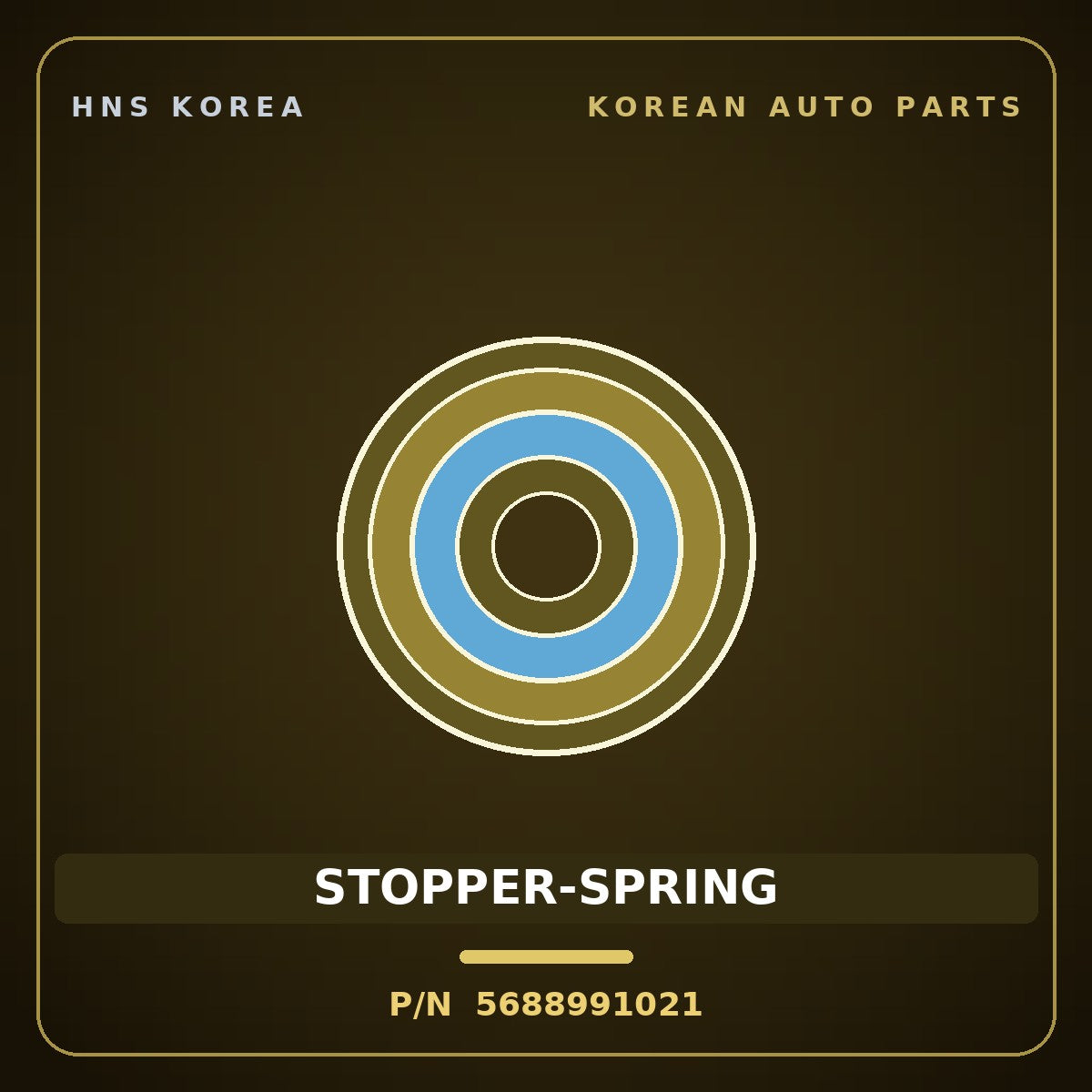 Genuine Mobis STOPPER-SPRING 5688991021 for Power Truck 2010 HNS Parts Korea