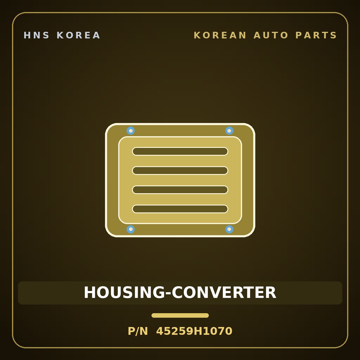 Genuine Mobis HOUSING-CONVERTER 45259H1070 for Terracan 2000 HNS Parts Korea