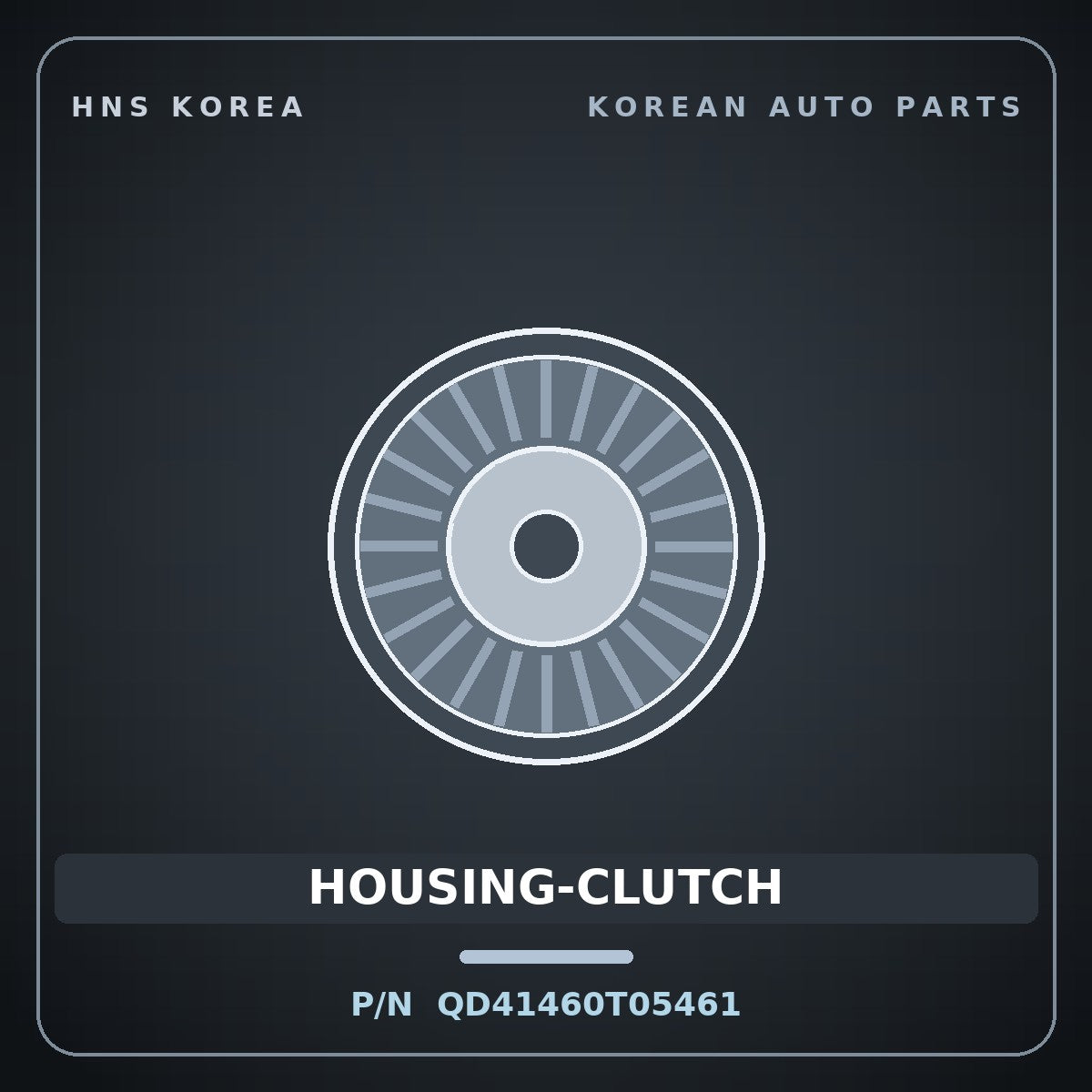 Genuine Mobis HOUSING-CLUTCH QD41460T05461 for Mighty 2008 HNS Parts Korea