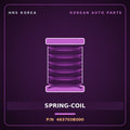 Genuine Mobis SPRING-COIL 463703B000 for Accent 2006 HNS Parts Korea