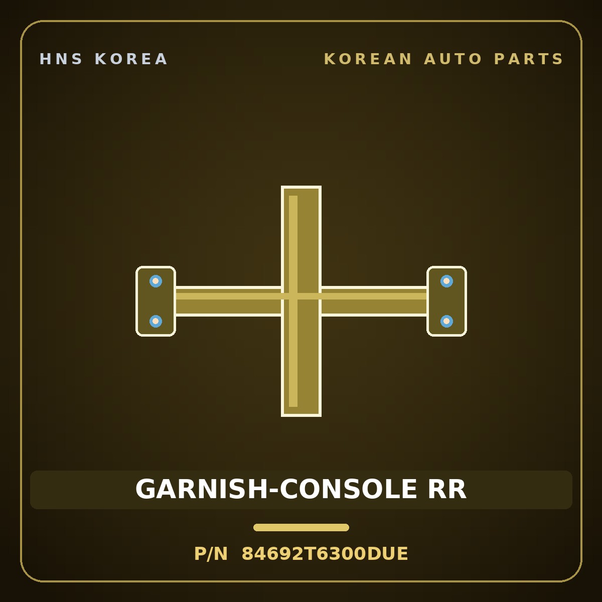 Genuine Mobis GARNISH-CONSOLE RR 84692T6300DUE for Genesis GV80 2020 HNS Parts Korea