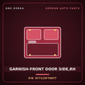 Genuine Mobis GARNISH-FRONT DOOR SIDE,RH 877123F700Y7 for Opirus 2006 HNS Parts Korea