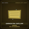 Genuine Mobis GARNISH-TAIL GATE,LWR 87372G2000YP5 for IONIQ 2016 HNS Parts Korea