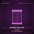 Genuine Mobis SPRING-COIL,FRT 0K43A34010A for Frontier 2000 HNS Parts Korea