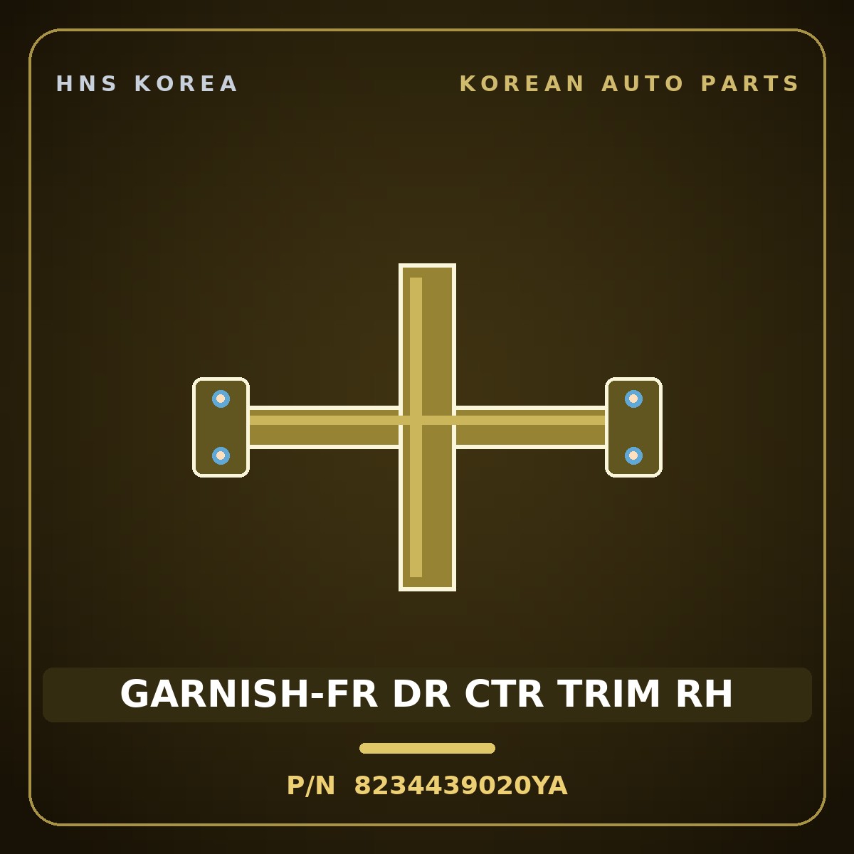 Genuine Mobis GARNISH-FR DR CTR TRIM RH 8234439020YA for Grandeur 1999 HNS Parts Korea