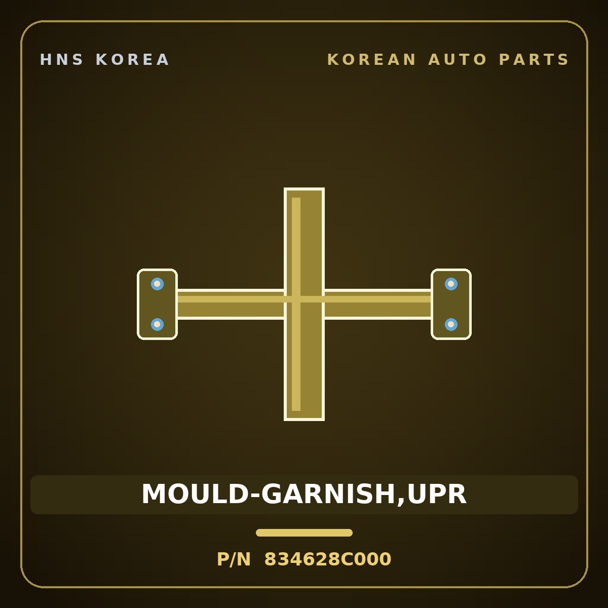 Genuine Mobis MOULD-GARNISH,UPR 834628C000 for Aero City 2008 HNS Parts Korea