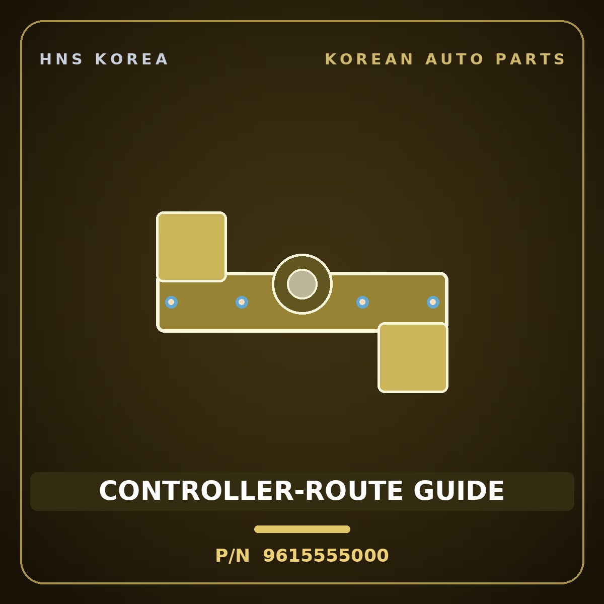 Genuine Mobis CONTROLLER-ROUTE GUIDE 9615555000 for Aero Space 1998 HNS Parts Korea
