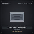 Genuine Mobis LABEL-FUEL ECONOMY 324312MBB0 for Sportage 2022 HNS Parts Korea