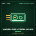 Genuine Mobis GARNISH-SIDE REPEATER UPR,RH 923A8T6000BJM for Genesis GV80 2020 HNS Parts Korea