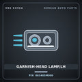 Genuine Mobis GARNISH-HEAD LAMP,LH 863405M000 for Mighty 2015 HNS Parts Korea