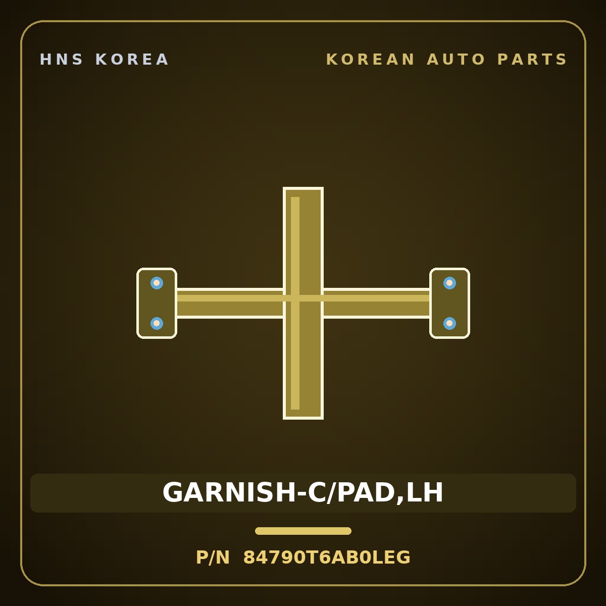 Genuine Mobis GARNISH-C/PAD,LH 84790T6AB0LEG for Genesis GV80 2024 HNS Parts Korea
