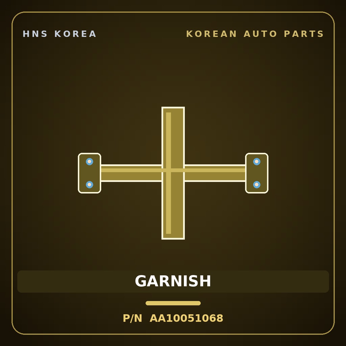 Genuine Mobis GARNISH AA10051068 for Towner 2000 HNS Parts Korea