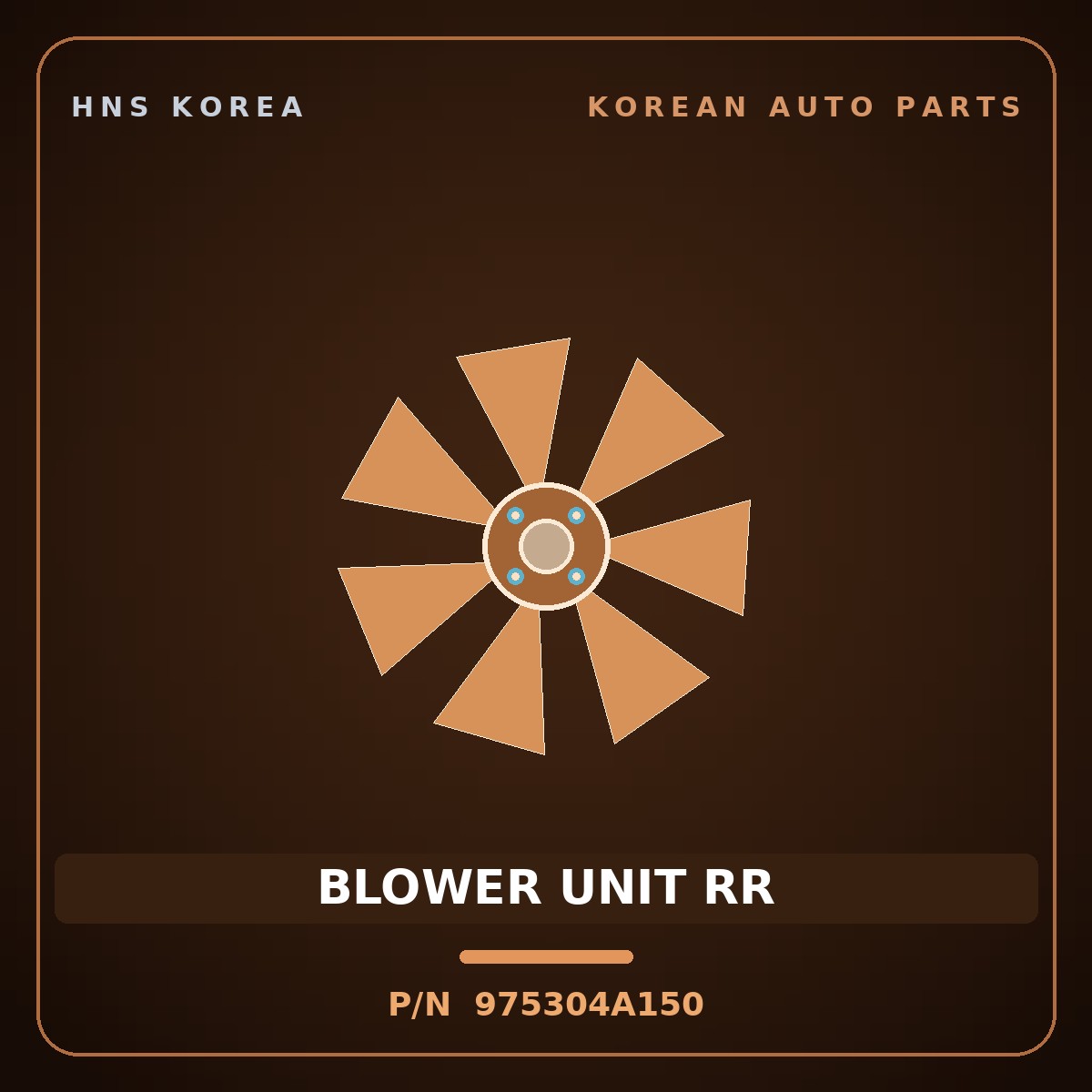 Genuine Mobis BLOWER UNIT RR 975304A150 for Grand Starex 1997 HNS Parts Korea