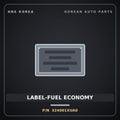 Genuine Mobis LABEL-FUEL ECONOMY 324001XUA0 for Staria 2026 HNS Parts Korea