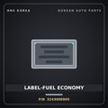 Genuine Mobis LABEL-FUEL ECONOMY 324300E905 for Porter 2020 HNS Parts Korea