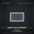 Genuine Mobis LABEL-FUEL ECONOMY 324300EDA0 for Niro 2022 HNS Parts Korea