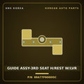 Genuine Mobis GUIDE ASSY-3RD SEAT H/REST W/LVR 89A77P9000ISC for Palisade 2025 HNS Parts Korea