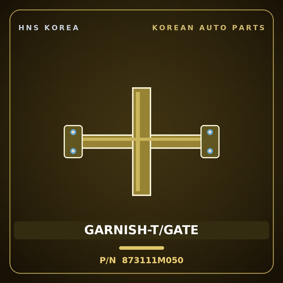Genuine Mobis GARNISH-T/GATE 873111M050 for Forte 2008 HNS Parts Korea