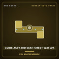 Genuine Mobis GUIDE ASSY-3RD SEAT H/REST W/O LVR 89A78P9000ISC for Palisade 2025 HNS Parts Korea