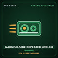 Genuine Mobis GARNISH-SIDE REPEATER LWR,RH 923B8T6000NAE for Genesis GV80 2024 HNS Parts Korea