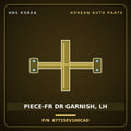 Genuine Mobis PIECE-FR DR GARNISH, LH 87725EV100CAD for EV3 2024 HNS Parts Korea