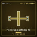 Genuine Mobis PIECE-FR DR GARNISH, RH 87726EV200EBD for EV3 2024 HNS Parts Korea