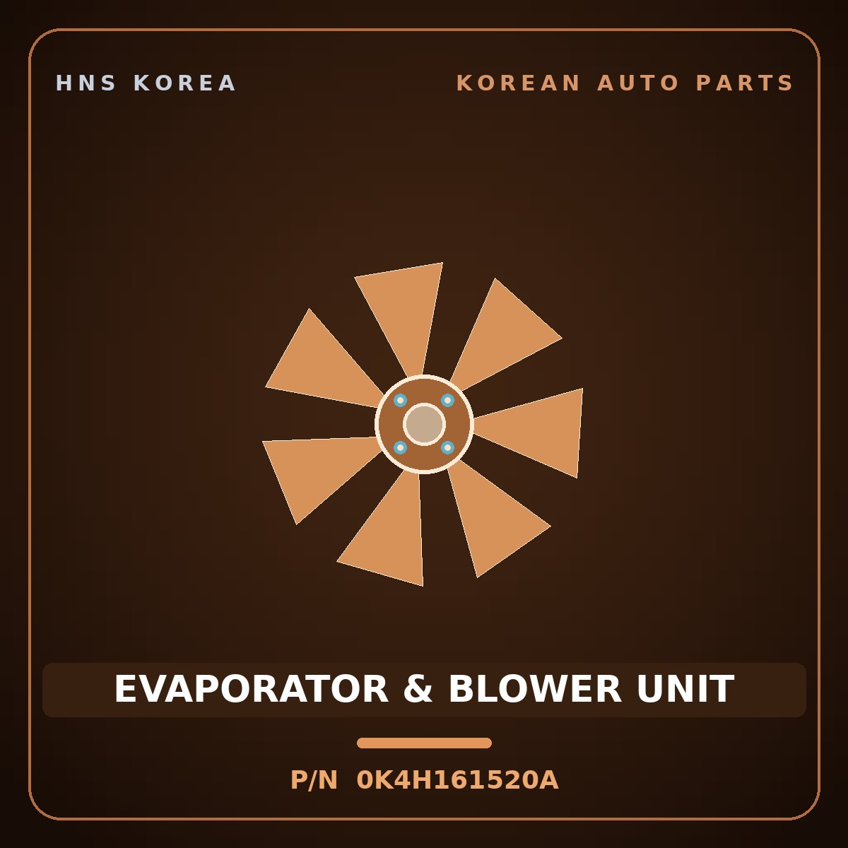 Genuine Mobis EVAPORATOR & BLOWER UNIT 0K4H161520A for Frontier 2000 HNS Parts Korea