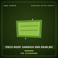 Genuine Mobis PIECE-ROOF GARNISH END REAR,RH 872293F000 for Opirus 2006 HNS Parts Korea