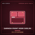 Genuine Mobis GARNISH-FRONT DOOR SIDE,RH 877123F500EB for Opirus 2006 HNS Parts Korea