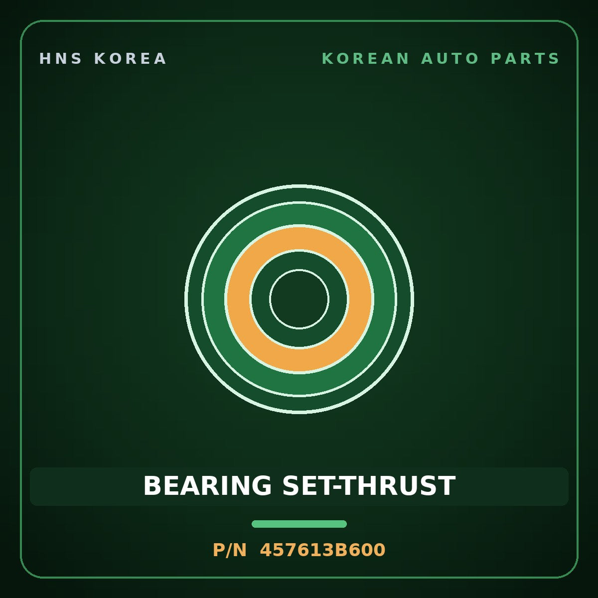 Genuine Mobis BEARING SET-THRUST 457613B600 for Carens 2006 HNS Parts Korea