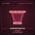 Genuine Mobis SUPPORT-BED,RH 854707A000 for 11-Ton Truck 1997 HNS Parts Korea