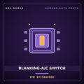 Genuine Mobis BLANKING-A/C SWITCH 972584F000 for Porter 2004 HNS Parts Korea