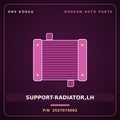 Genuine Mobis SUPPORT-RADIATOR,LH 2537075002 for 11-Ton Truck 1998 HNS Parts Korea