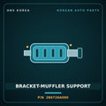 Genuine Mobis BRACKET-MUFFLER SUPPORT 286726A000 for 5-Ton Truck 1997 HNS Parts Korea