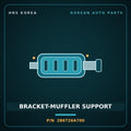 Genuine Mobis BRACKET-MUFFLER SUPPORT 286726A700 for 5-Ton Truck 1997 HNS Parts Korea