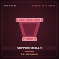 Genuine Mobis SUPPORT-BED,LH 854506A001 for 5-Ton Truck 1997 HNS Parts Korea