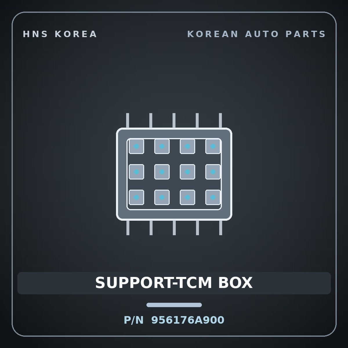 Genuine Mobis SUPPORT-TCM BOX 956176A900 for 5-Ton Truck 1997 HNS Parts Korea