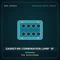 Genuine Mobis GASKET-RR COMBINATION LAMP "B" 9243745000 for 5-Ton Truck 1997 HNS Parts Korea