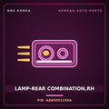 Genuine Mobis LAMP-REAR COMBINATION,RH AA85051150A for Power Combi 1998 HNS Parts Korea