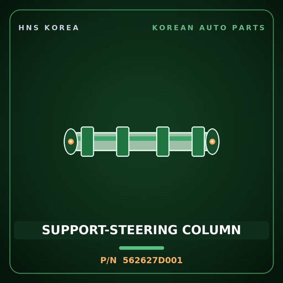 Genuine Mobis SUPPORT-STEERING COLUMN 562627D001 for 11-Ton Truck 1997 HNS Parts Korea