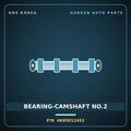 Genuine Mobis BEARING-CAMSHAFT NO.2 0K85012452 for Rhino 1995 HNS Parts Korea